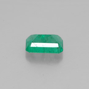 Smeraldo naturale verde da 0,77 ct, taglio smeraldo, SI-I1