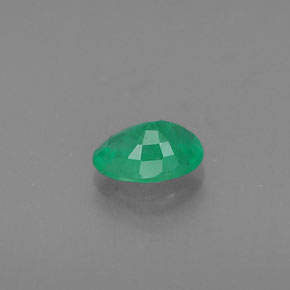 Smeraldo naturale verde da 0,41 ct, taglio ovale, SI