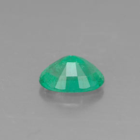 Smeraldo naturale verde da 0,42 ct, taglio ovale, SI
