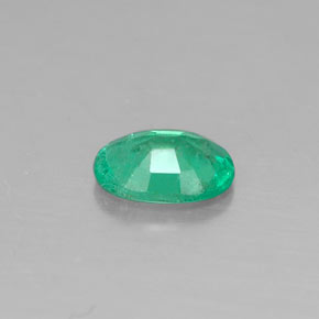 Smeraldo naturale verde da 0,31 ct, taglio ovale, SI