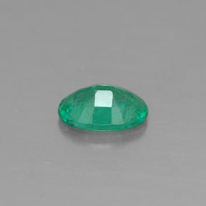 Smeraldo naturale verde da 0,31 ct, taglio ovale, SI
