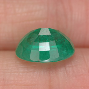 Smeraldo naturale verde da 2,68 ct, taglio ovale, SI
