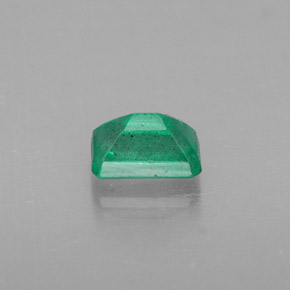 Smeraldo naturale verde da 0,54 ct, taglio smeraldo, SI-I1