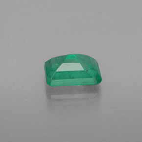 Smeraldo naturale verde da 0,56 ct, taglio smeraldo, SI-I1