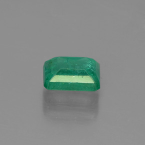 Smeraldo naturale verde da 0,57 ct, taglio smeraldo, SI-I1