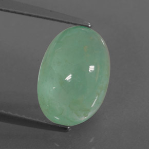 Smeraldo naturale verde da 4,54 ct, trasparente, trasparente/traslucido
