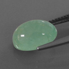 Smeraldo naturale verde da 4,54 ct, trasparente, trasparente/traslucido