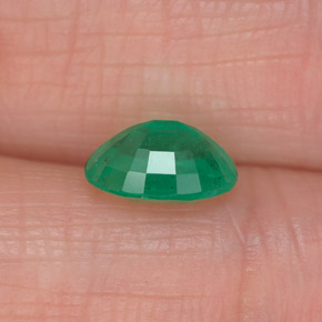Smeraldo naturale verde da 1,17 ct, taglio ovale, SI-I1