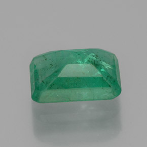 Smeraldo naturale verde da 0,93 ct, taglio smeraldo, SI-I1