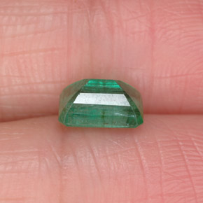 Smeraldo naturale verde da 1,03 ct, taglio smeraldo, I1