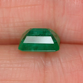 Smeraldo naturale verde da 1,00 ct, taglio smeraldo, SI-I1