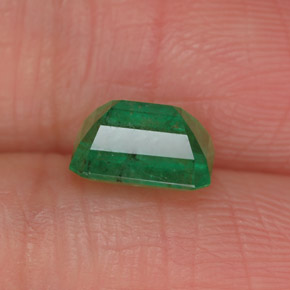 Smeraldo naturale verde da 1,05 ct, taglio smeraldo, SI-I1