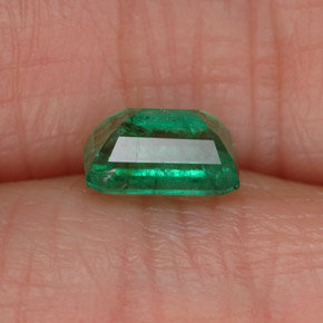Smeraldo naturale verde da 1,04 ct, taglio smeraldo, SI-I1