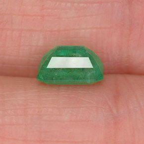 Smeraldo naturale verde da 1,06 ct, taglio smeraldo, SI-I1