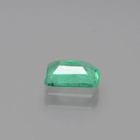 Smeraldo naturale verde da 0,48 ct, taglio smeraldo, SI-I1