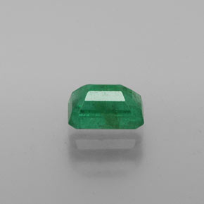 Smeraldo naturale verde da 0,72 ct, taglio smeraldo, SI-I1
