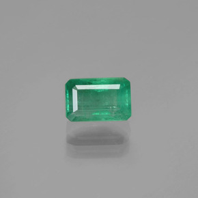Smeraldo naturale verde da 0,96 ct, taglio smeraldo, SI-I1