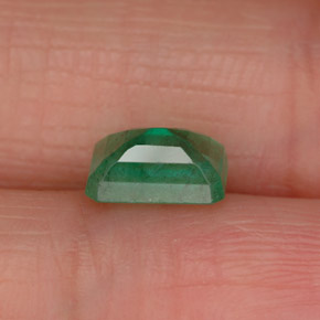 Smeraldo naturale verde da 0,94 ct, taglio smeraldo, SI-I1