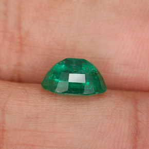 Smeraldo naturale verde da 1,62 ct, taglio ovale, SI-I1