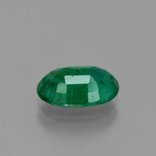 Smeraldo naturale verde da 1,43 ct, taglio ovale, SI-I1