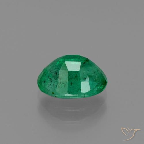 Smeraldo Verde medio naturale da 1.55 ct, Ovale, SI-I1