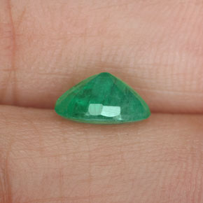 Smeraldo naturale verde da 1,05 ct, taglio ovale, SI-I1