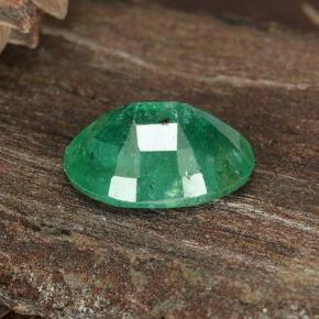 Smeraldo naturale verde da 1,12 ct, taglio ovale, SI-I1
