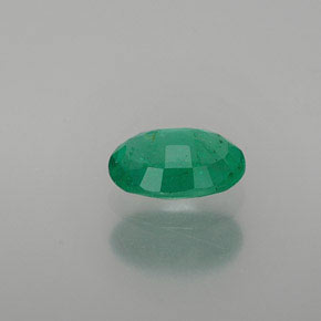 Smeraldo naturale verde da 0,82 ct, taglio ovale, SI-I1