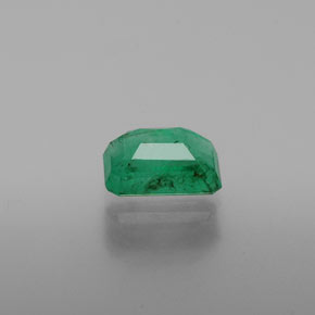 Smeraldo naturale verde da 0,61 ct, taglio smeraldo, SI-I1