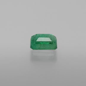 Smeraldo naturale verde da 0,61 ct, taglio smeraldo, SI-I1