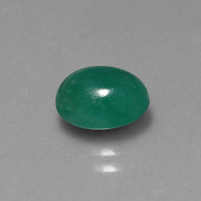 Smeraldo naturale verde da 1,70 ct, taglio ovale, traslucido