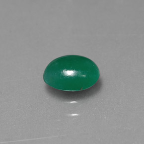 Smeraldo Verde naturale da 0.69 ct, Taglio ovale, Traslucido