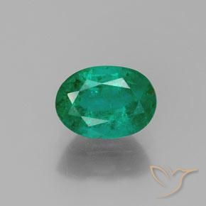 1.62ct Naturale Verde elettrico Smeraldo, Ovale, SI-I1