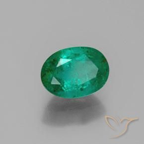 Smeraldo Verde elettrico naturale da 1.62 ct, Ovale, SI-I1