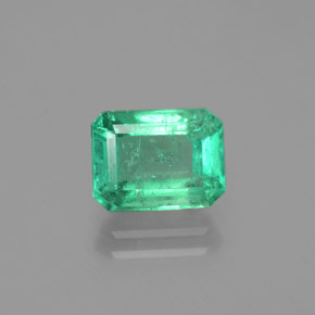 Smeraldo Verde giada naturale da 2.14 ct, Taglio smeraldo, VS-SI