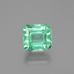 Smeraldo naturale verde da 2,32 ct, taglio smeraldo, VS-SI