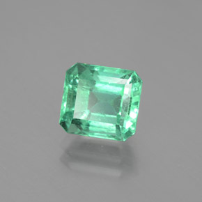 Smeraldo naturale verde da 2,32 ct, taglio smeraldo, VS-SI