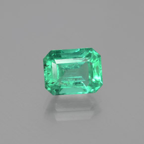 Smeraldo naturale verde da 2,04 ct, taglio smeraldo, SI