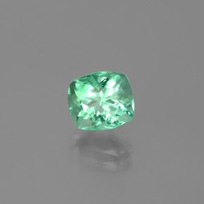 Smeraldo naturale verde da 1,82 ct, taglio a cuscino, VS-SI