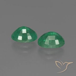 Gemme di Smeraldo Verde medio naturale da 1.79 ct, Taglio ovale, SI
