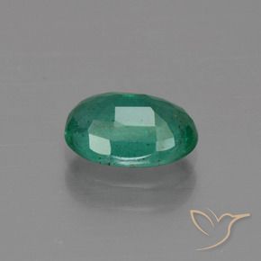 Smeraldo Verde medio naturale da 1.16 ct, Ovale, SI
