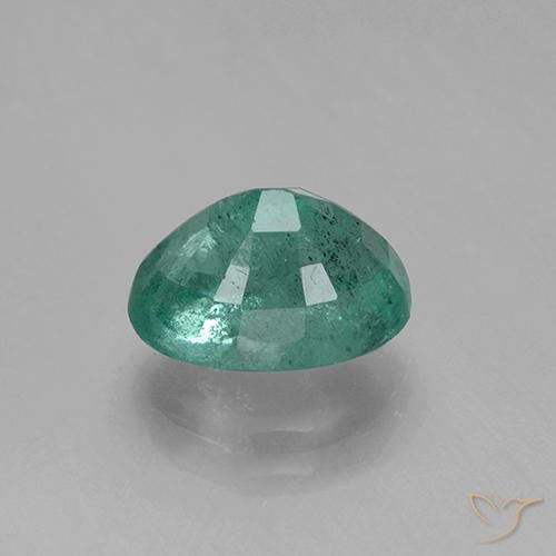 Smeraldo Verde freddo naturale da 1.41 ct, Ovale, SI