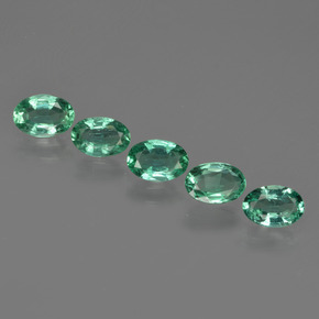 Smeraldo naturale verde da 1,98 ct, taglio ovale, SI