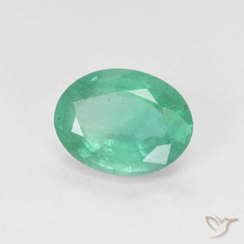 Smeraldo Blu verde naturale da 1.62 ct, Ovale, SI