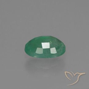 Smeraldo naturale verde da 0,85 ct, taglio ovale, SI