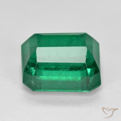 Smeraldo Verde scuro naturale da 2.90 ct, Ottagonale / Taglio smeraldo, SI