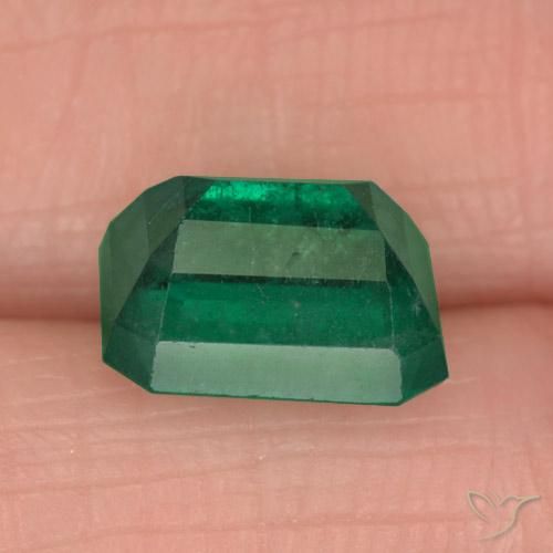 Smeraldo Verde foresta naturale da 2.96 ct, Ottagonale / Taglio smeraldo, SI