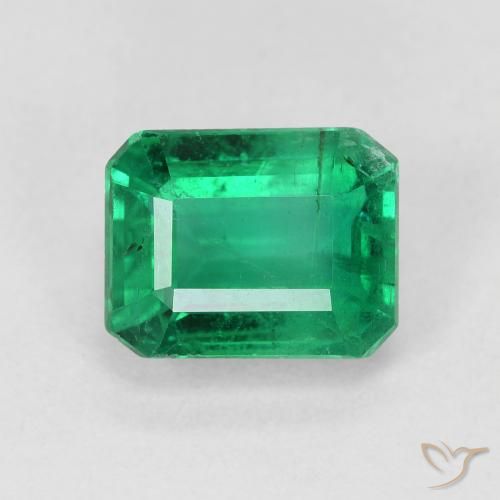 Smeraldo Verde Smeraldo Medio naturale da 2.08 ct, Ottagonale / Taglio smeraldo, SI