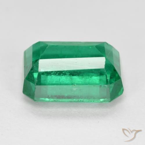 Smeraldo Verde elettrico naturale da 2.28 ct, Ottagonale / Taglio smeraldo, SI