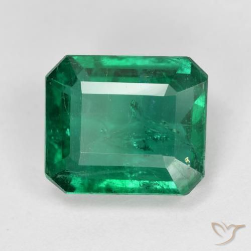 Smeraldo Verde freddo naturale da 3.86 ct, Ottagonale / Taglio smeraldo, VS-SI